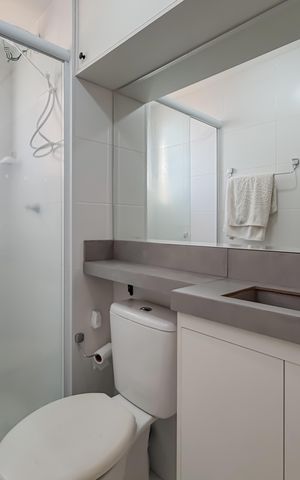 Apartamento à venda com 40m², 2 quartos e sem vaga Apartamento à venda com 40m², 2 quartos e sem vagaBanheiro