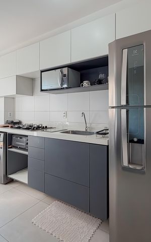 Apartamento à venda com 40m², 2 quartos e sem vaga Apartamento à venda com 40m², 2 quartos e sem vagaCozinha e Área de Serviço