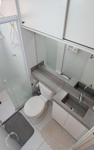 Apartamento à venda com 40m², 2 quartos e sem vaga Apartamento à venda com 40m², 2 quartos e sem vagaBanheiro