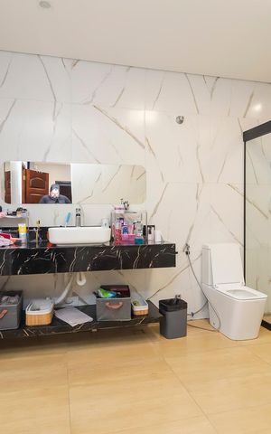 Casa à venda com 672m², 5 quartos e 2 vagasBanheiro da Suíte 1