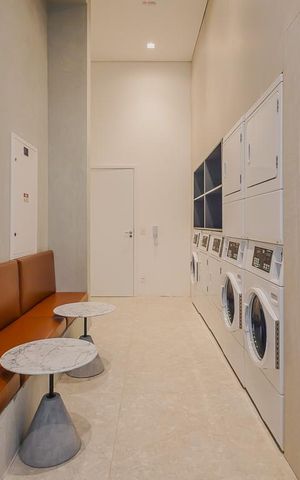 Studio à venda com 26m², 1 quarto e sem vagaLavanderia