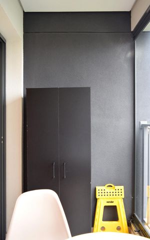 Studio à venda com 25m², 1 quarto e sem vagaVaranda