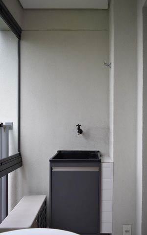 Studio à venda com 25m², 1 quarto e sem vagaVaranda