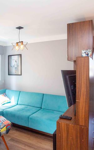 Apartamento à venda com 63m², 2 quartos e 1 vagaSala