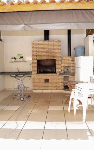 Apartamento à venda com 63m², 2 quartos e 1 vagaChurrasqueira