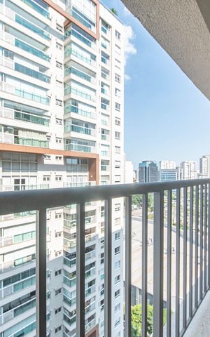 Studio para alugar com 24m², 1 quarto e sem vaga Studio para alugar com 24m², 1 quarto e sem vagaVaranda