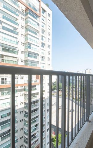 Apartamento para alugar com 24m², 1 quarto e sem vaga Apartamento para alugar com 24m², 1 quarto e sem vagaVaranda