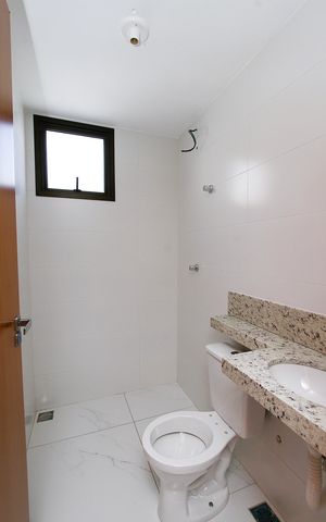 Apartamento à venda com 59m², 2 quartos e 2 vagasBanheiro Social