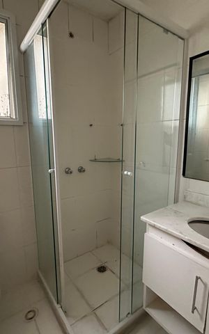 Apartamento para alugar com 80m², 3 quartos e 2 vagas Apartamento para alugar com 80m², 3 quartos e 2 vagasBanheiro da Suíte