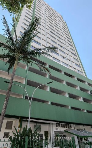 Apartamento para alugar com 35m², 1 quarto e 1 vaga Apartamento para alugar com 35m², 1 quarto e 1 vagaFachada