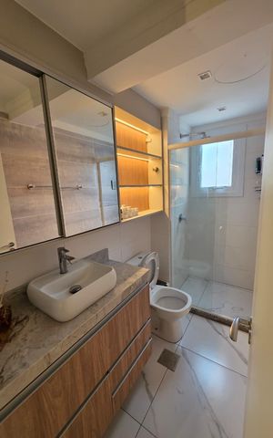 Apartamento à venda com 96m², 3 quartos e 2 vagas Apartamento à venda com 96m², 3 quartos e 2 vagasBanheiro