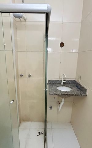 Casa de condomínio para alugar com 80m², 2 quartos e 1 vagaBanheiro 1