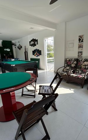 Casa de condomínio para alugar com 80m², 2 quartos e 1 vagaSalão de jogos
