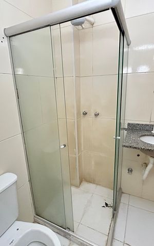 Casa de condomínio para alugar com 80m², 2 quartos e 1 vagaBanheiro 1