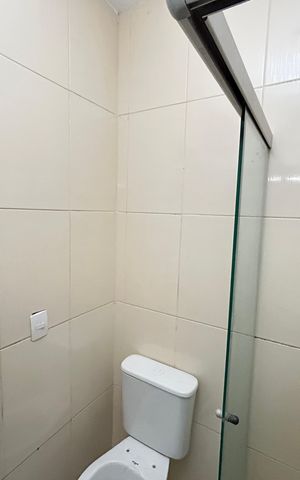 Casa de condomínio para alugar com 80m², 2 quartos e 1 vagaBanheiro 1