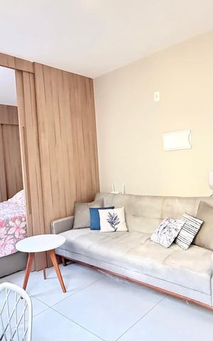 Apartamento à venda com 25m², 1 quarto e sem vaga