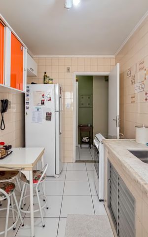 Apartamento à venda com 56m², 1 quarto e sem vaga Apartamento à venda com 56m², 1 quarto e sem vagaCozinha
