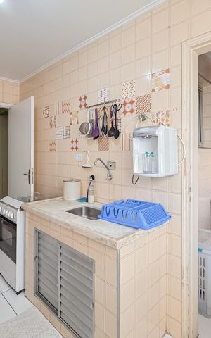 Apartamento à venda com 56m², 1 quarto e sem vaga Apartamento à venda com 56m², 1 quarto e sem vagaCozinha