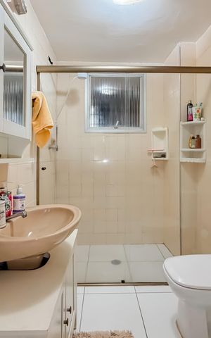 Apartamento à venda com 56m², 1 quarto e sem vaga Apartamento à venda com 56m², 1 quarto e sem vagaBanheiro