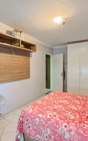 Apartamento à venda com 56m², 1 quarto e sem vaga Apartamento à venda com 56m², 1 quarto e sem vagaQuarto