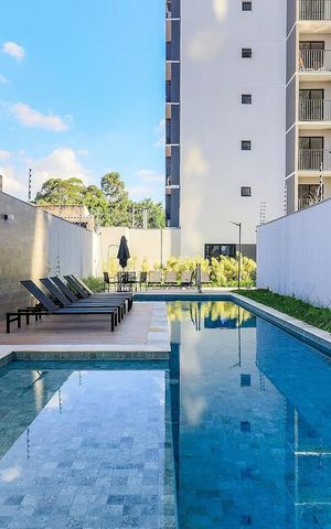 Studio para alugar com 32m², 1 quarto e sem vaga