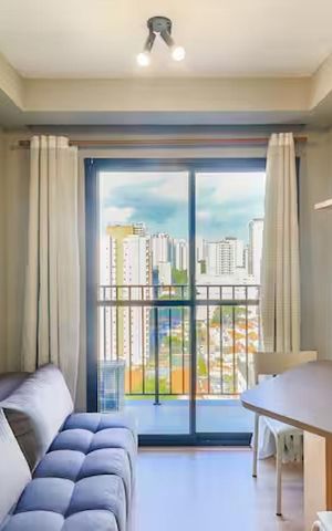 Studio para alugar com 32m², 1 quarto e sem vaga
