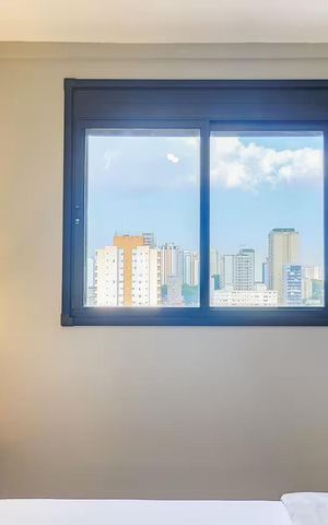 Studio para alugar com 32m², 1 quarto e sem vaga Studio para alugar com 32m², 1 quarto e sem vagaQuarto