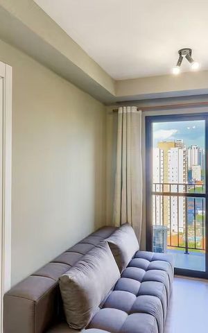 Studio para alugar com 32m², 1 quarto e sem vaga Studio para alugar com 32m², 1 quarto e sem vagaSala