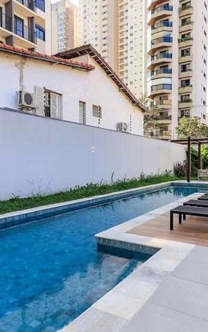 Studio para alugar com 32m², 1 quarto e sem vaga Studio para alugar com 32m², 1 quarto e sem vagaÁrea externa