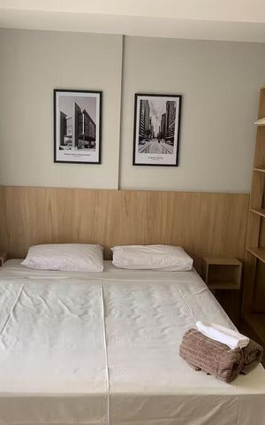 Studio para alugar com 27m², 1 quarto e sem vaga Studio para alugar com 27m², 1 quarto e sem vagaSala/Quarto