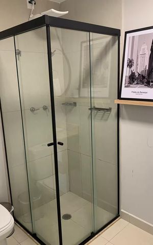 Studio para alugar com 27m², 1 quarto e sem vaga Studio para alugar com 27m², 1 quarto e sem vagaBanheiro