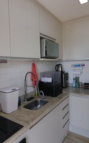 Apartamento à venda com 47m², 2 quartos e 1 vagaCozinha e Área de Serviço