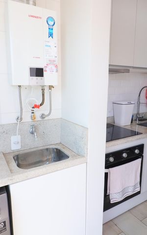 Apartamento à venda com 47m², 2 quartos e 1 vagaCozinha e Área de Serviço