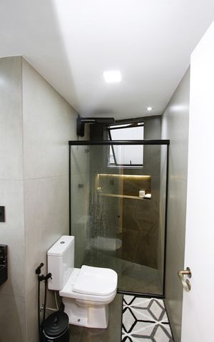 Apartamento à venda com 107m², 3 quartos e 2 vagasBanheiro Social