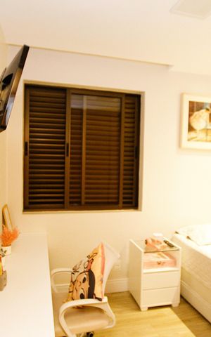 Apartamento à venda com 107m², 3 quartos e 2 vagasQuarto 2