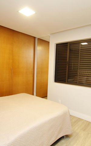 Apartamento à venda com 107m², 3 quartos e 2 vagasQuarto 1 - Suíte