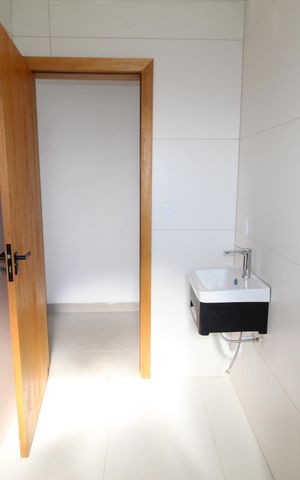 Casa de condomínio para alugar com 250m², 3 quartos e 4 vagasBanheiro da Suíte 3