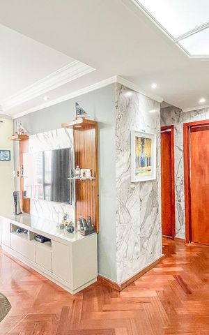 Apartamento à venda com 58m², 2 quartos e 1 vaga Apartamento à venda com 58m², 2 quartos e 1 vagaSala