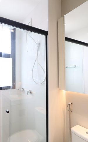 Apartamento para alugar com 86m², 2 quartos e 2 vagasBanheiro do Quarto 2