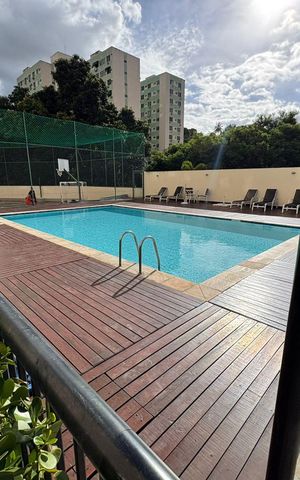 Apartamento à venda com 78m², 3 quartos e 1 vagaÁrea comum - Piscina