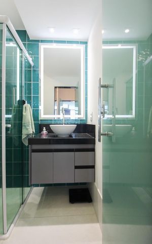 Apartamento à venda com 105m², 3 quartos e 1 vaga Apartamento à venda com 105m², 3 quartos e 1 vagaBanheiro da Suíte