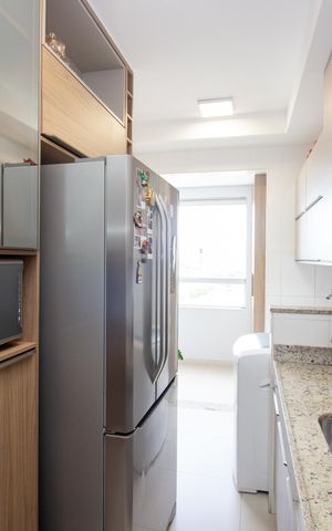 Apartamento à venda com 69m², 2 quartos e 2 vagas Apartamento à venda com 69m², 2 quartos e 2 vagasCozinha e Área de Serviço