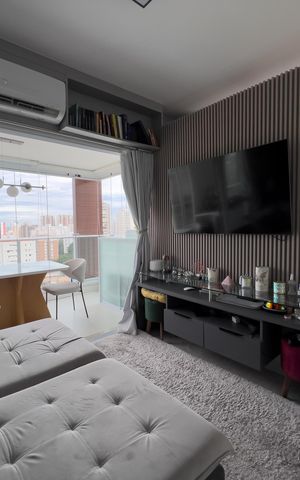 Apartamento para alugar com 45m², 1 quarto e 1 vaga Apartamento para alugar com 45m², 1 quarto e 1 vagaSala
