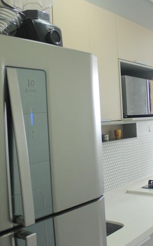 Apartamento à venda com 56m², 2 quartos e 1 vagaCozinha com área de serviço 