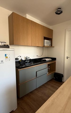 Studio à venda com 26m², 1 quarto e sem vagaCozinha