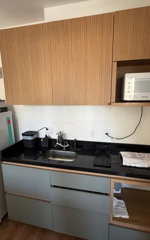 Studio à venda com 26m², 1 quarto e sem vagaCozinha