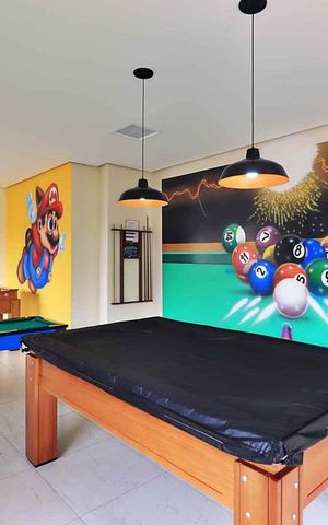 Apartamento à venda com 60m², 2 quartos e 2 vagasÁrea comum - Espaço de jogos