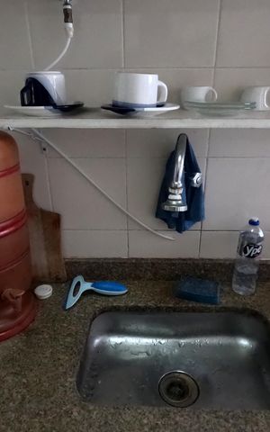 Apartamento para alugar com 40m², 1 quarto e sem vagaCozinha e Área de Serviço