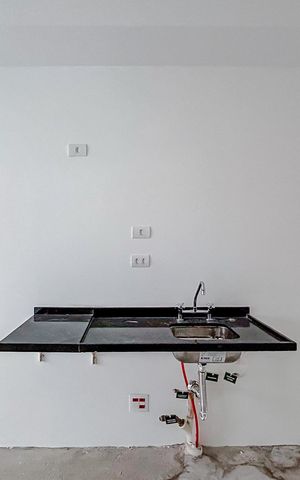 Studio à venda com 25m², 1 quarto e sem vagaCozinha