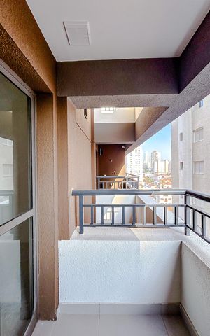 Studio à venda com 25m², 1 quarto e sem vagaVaranda